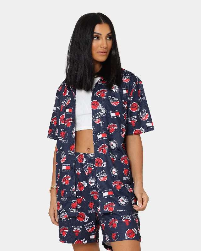 Tommy Jeans Tommy Jeans X NBA M11 Mesh Shirt Twilight Navy Terry Blend Velvet Blend Canvas Blend Tommy Jeans Tommy Jeans X NBA M11 Mesh Shirt Twilight Navy Terry Blend Velvet Blend Canvas Blend