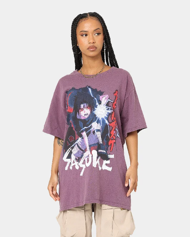 Goat Crew X Naruto Sasuke Premium CLR T-Shirt Wine Lace Blend Ribbed Blend Corduroy Blend Goat Crew X Naruto Sasuke Premium CLR T-Shirt Wine Lace Blend Ribbed Blend Corduroy Blend