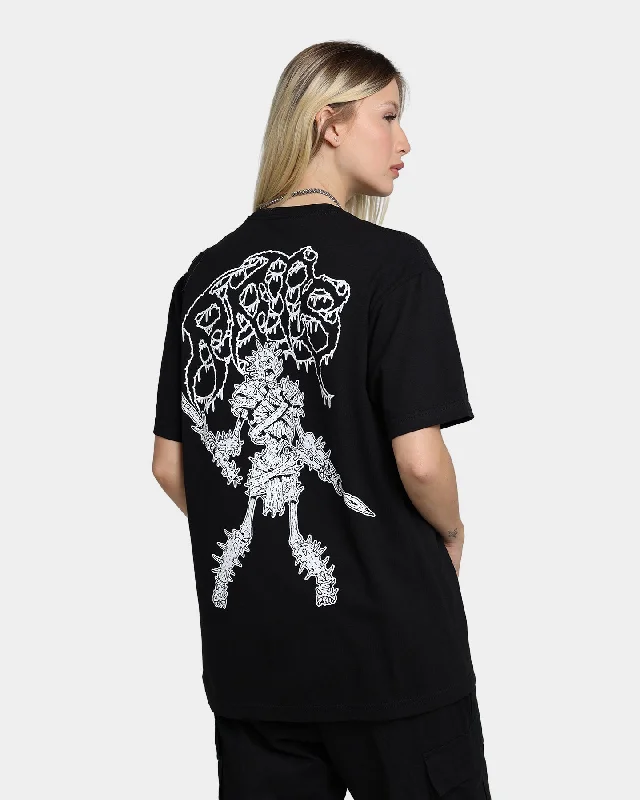 Rats Get Fat X Funeral French Rats Warrior T-Shirt Black Elasticated Padded Insulated Rats Get Fat X Funeral French Rats Warrior T-Shirt Black Elasticated Padded Insulated