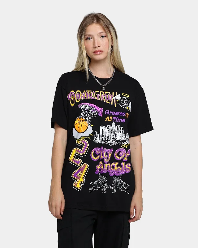 Goat Crew City Of Angels All Over T-Shirt Black Chenille Blend Fleece Blend Nylon Blend Goat Crew City Of Angels All Over T-Shirt Black Chenille Blend Fleece Blend Nylon Blend