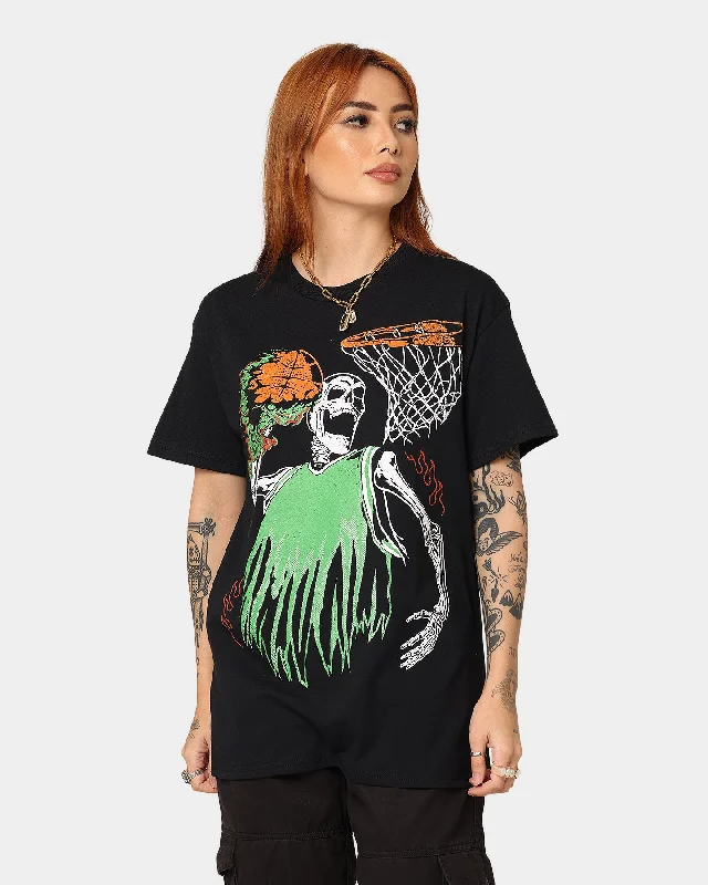 Goat Crew Playoff Skeleton T-Shirt Black/Green Terry Blend Velvet Blend Canvas Blend Goat Crew Playoff Skeleton T-Shirt Black/Green Terry Blend Velvet Blend Canvas Blend