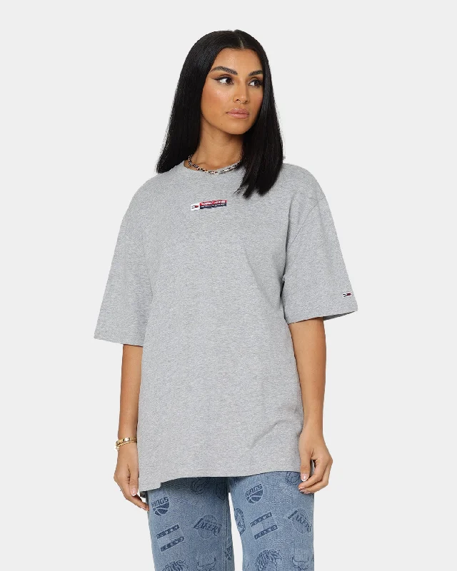 Tommy Jeans Skate Heritage T-Shirt Light Grey Heather Polka Dot Checkered Tartan
