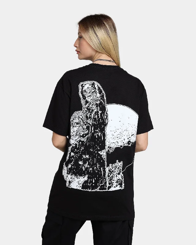 Rats Get Fat X Funeral French FF Reaper T-Shirt Black Collared Crew Neck Turtle Neck Rats Get Fat X Funeral French FF Reaper T-Shirt Black Collared Crew Neck Turtle Neck