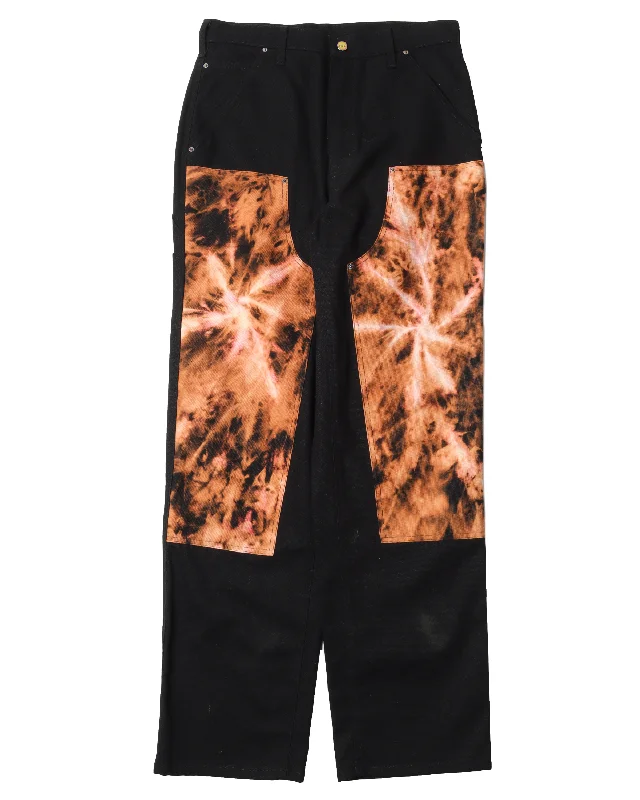Black Carpenter Pant Trendy Velvet Pants