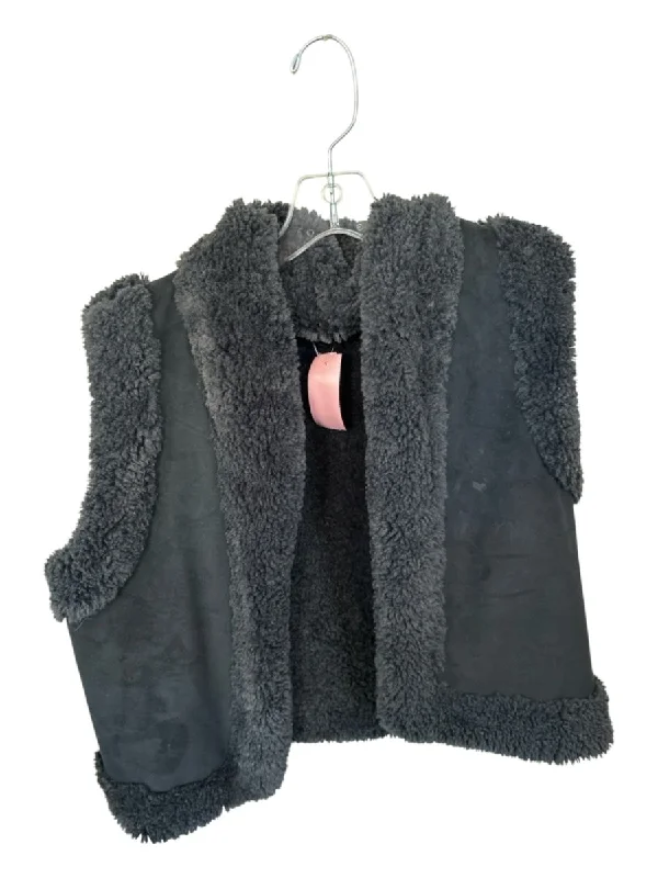 Marie Oliver Size S Black Polyester Blend Fuzzy Vest Jacket Striped Jacket Polka Dot Jacket Floral Jacket Marie Oliver Size S Black Polyester Blend Fuzzy Vest Jacket Striped Jacket Polka Dot Jacket Floral Jacket