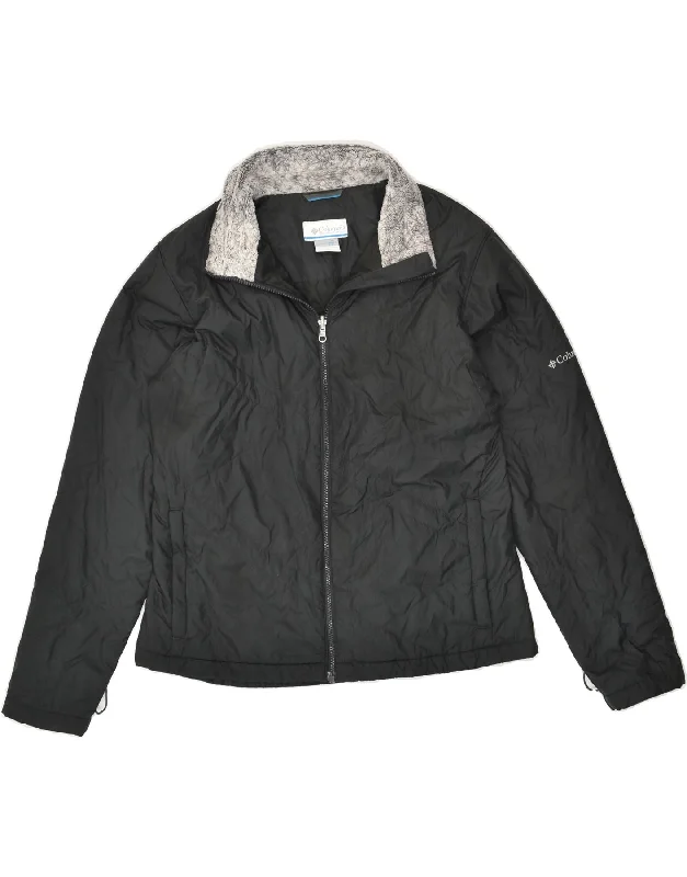 COLUMBIA Womens Padded Jacket UK 18 XL Black Polyester Toggled Jacket Drawstring Jacket Belted Jacket COLUMBIA Womens Padded Jacket UK 18 XL Black Polyester Toggled Jacket Drawstring Jacket Belted Jacket