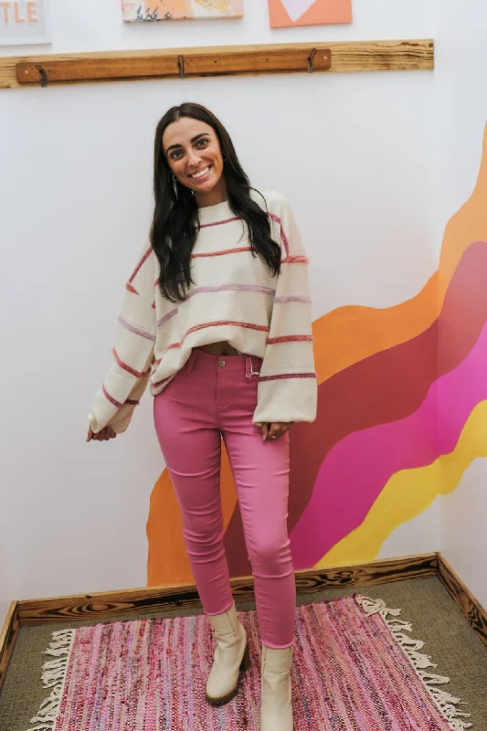 Falling In Style Flamingo Skinny YMI Pant Trendy Palazzo Pants