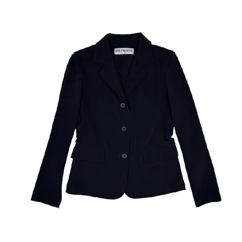 ISSEY MIYAKE WHITE LABEL WOMENS BLAZER JACKET Satin Jacket Silk Jacket Chiffon Jacket ISSEY MIYAKE WHITE LABEL WOMENS BLAZER JACKET Satin Jacket Silk Jacket Chiffon Jacket
