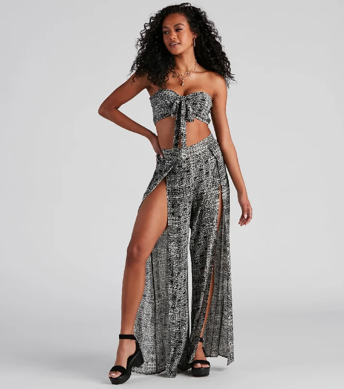 Cabo Calling Boho Tulip Pants Modern Stretch Trousers
