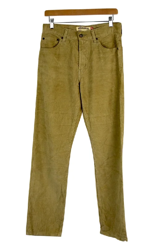Levi's Brand 505 Corduroy Pants Comfortable Denim Trousers