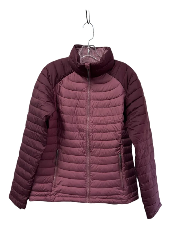 Columbia Size M Purple Polyester High Neck Zip Up Puffer Pockets Jacket Nylon Jacket Polyester Jacket Spandex Jacket Columbia Size M Purple Polyester High Neck Zip Up Puffer Pockets Jacket Nylon Jacket Polyester Jacket Spandex Jacket