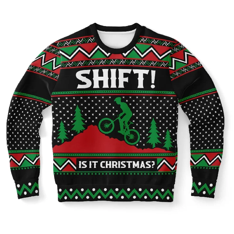 Gympolo Shift It's Christmas Sweatshirt Hoodie with Velcro Closure Adjustable Secure Gympolo Shift It's Christmas Sweatshirt Hoodie with Velcro Closure Adjustable Secure