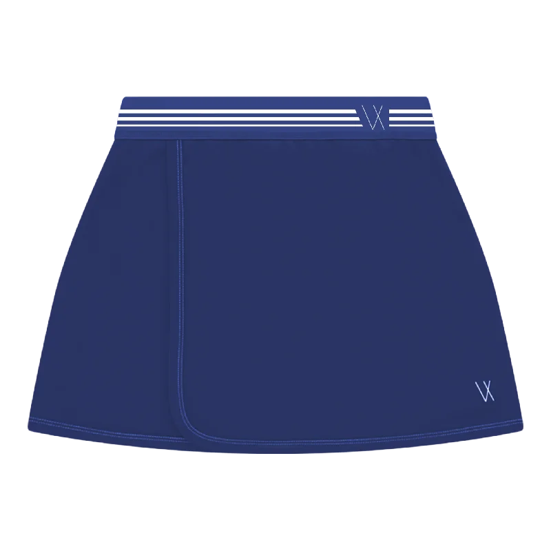 Vieux Jeu Sofie Skirt (Women's) - Blue denim skirt durable