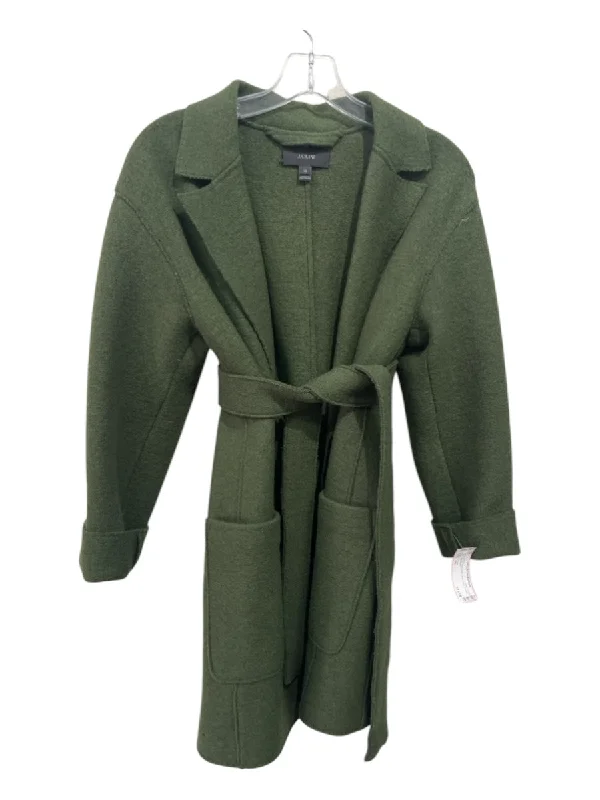 J Crew Size XS Green Wool Sash Open Front Pockets Jacket Rayon Jacket Velvet Jacket Corduroy Jacket J Crew Size XS Green Wool Sash Open Front Pockets Jacket Rayon Jacket Velvet Jacket Corduroy Jacket