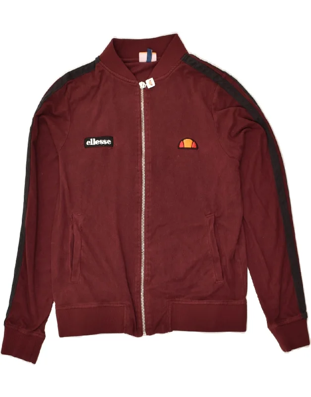 ELLESSE Womens Fleece Jacket UK 8 Small Burgundy Polyester Striped Jacket Polka Dot Jacket Floral Jacket ELLESSE Womens Fleece Jacket UK 8 Small Burgundy Polyester Striped Jacket Polka Dot Jacket Floral Jacket