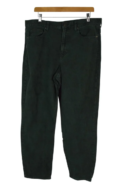 American Eagle Brand Corduroy Pants Chic Black Leggings