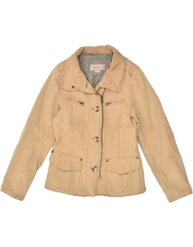 MARLBORO CLASSICS Womens Utility Jacket EU 44 XL Brown Polyester Mesh Jacket Canvas Jacket Denim Jacket MARLBORO CLASSICS Womens Utility Jacket EU 44 XL Brown Polyester Mesh Jacket Canvas Jacket Denim Jacket