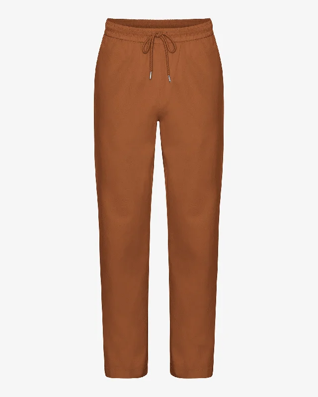 Organic Twill Pants - Ginger Brown Cozy Lounge Pants