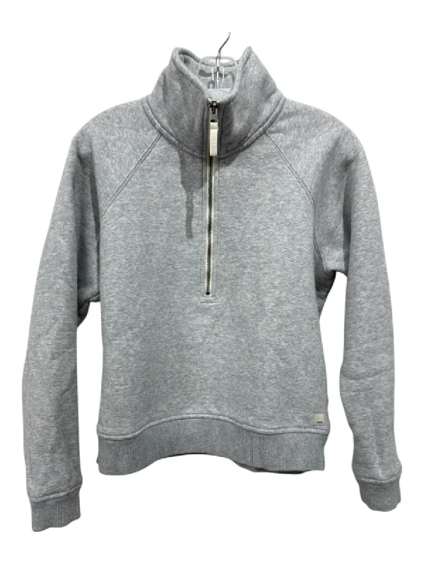 Vuori Size XS Gray Missing Fabric Tag Mock Neck Half Zip Long Sleeve Jacket Welt Pockets Slit Pockets Flap Pockets Vuori Size XS Gray Missing Fabric Tag Mock Neck Half Zip Long Sleeve Jacket Welt Pockets Slit Pockets Flap Pockets