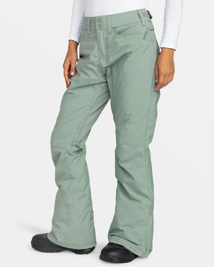 Roxy Backyard Snow Pants - Women's Slim-Fit Khaki Pants