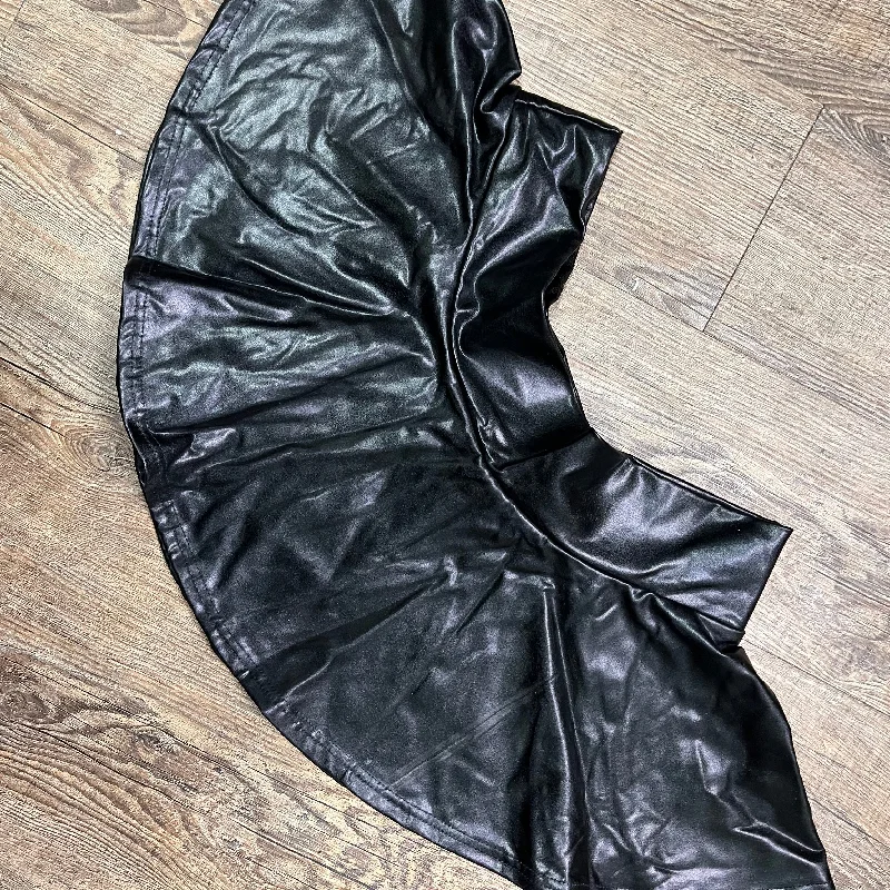 SALE - Flawed - 10" Super Mini Black Metallic High Waisted Skater Skirt corduroy skirt cozy SALE - Flawed - 10" Super Mini Black Metallic High Waisted Skater Skirt corduroy skirt cozy