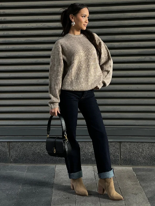 KUWALLA Knit Crewneck Sweater (Unisex) Terry Terry Cloth Terry Knit
