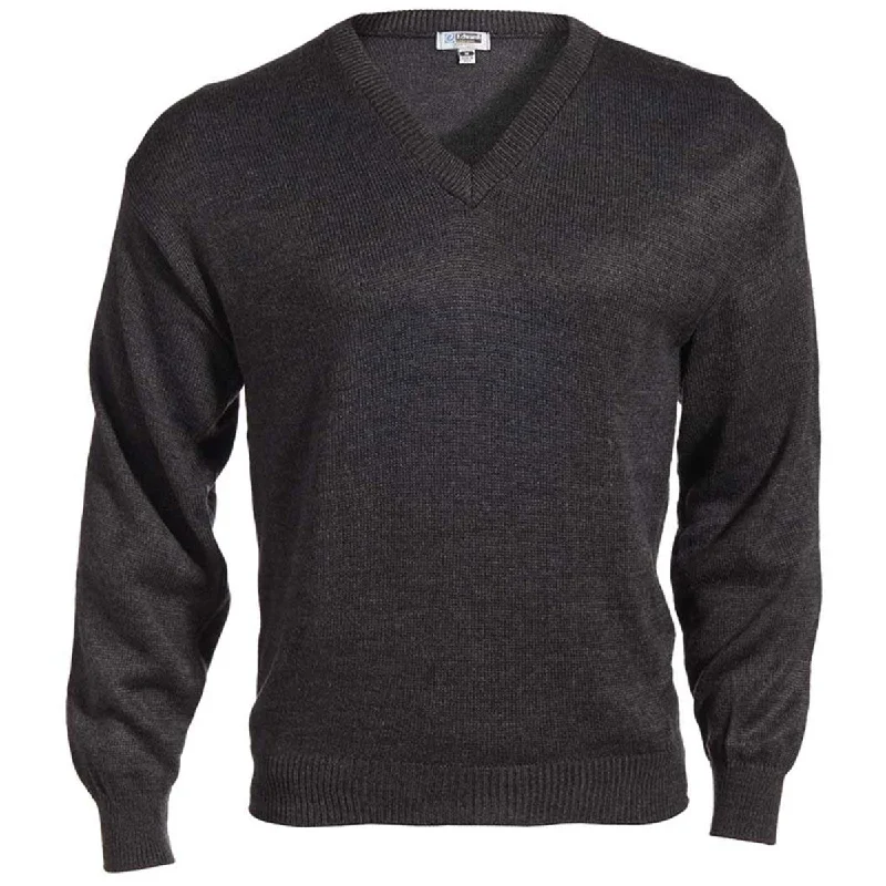 Edwards Unisex Charcoal Jersey Knit Acrylic Sweater Sequined Glittery Shiny