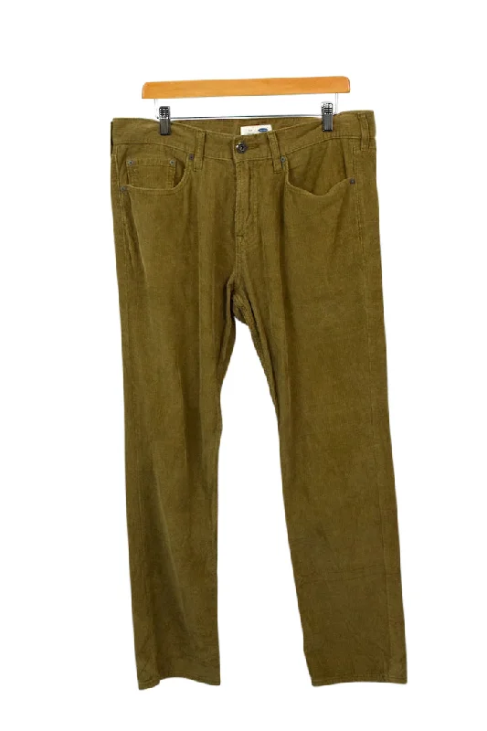 Tan Corduroy Pants Chic Wool Trousers