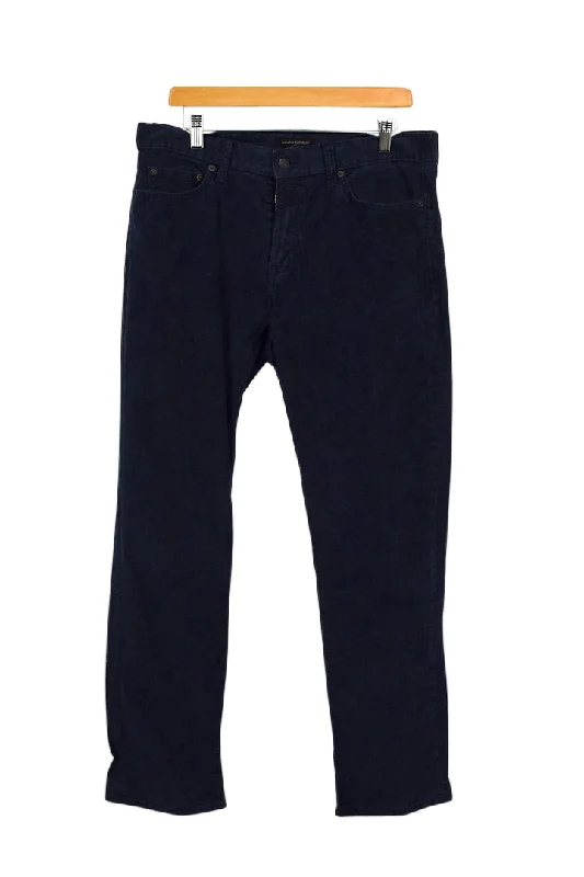 Banana Republic Brand Corduroy Pants Trendy Wide-Legged Trousers
