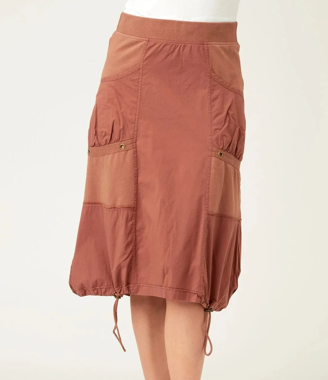 Adriel bubble skirt in dark nubuck velvet skirt plush