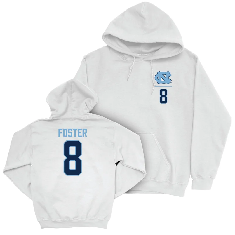 UNC Women's Volleyball White Logo Hoodie - Emani Foster Hoodie with Camouflage Military Edgy UNC Women's Volleyball White Logo Hoodie - Emani Foster Hoodie with Camouflage Military Edgy