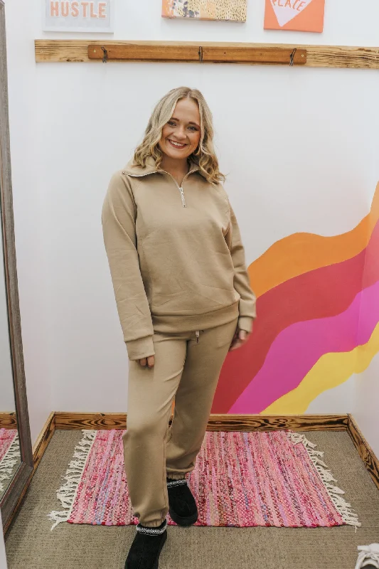 Twisted Time Khaki Jogger Pants Modern Skinny Pants