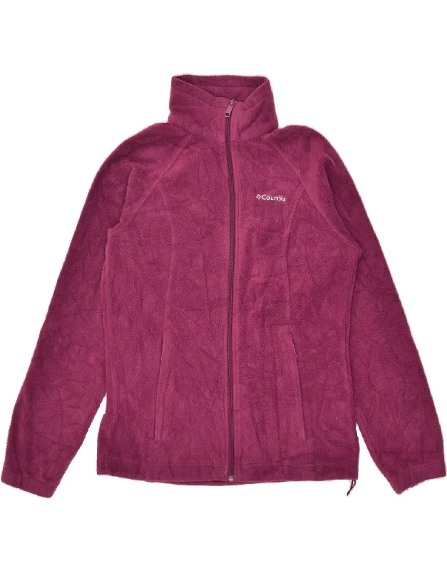 COLUMBIA Womens Fleece Jacket UK 10 Small Purple Polyester Fleece Jacket Down Jacket Feather Jacket COLUMBIA Womens Fleece Jacket UK 10 Small Purple Polyester Fleece Jacket Down Jacket Feather Jacket
