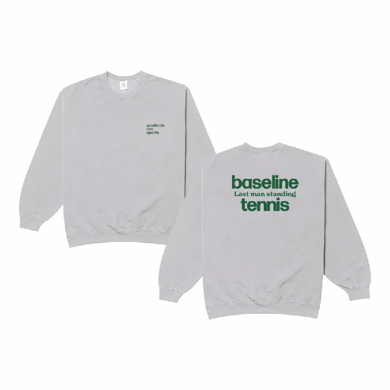 Vice 84 'Baseline' Sweater - Vintage Washed Ash Grey Fitted Loose Oversized
