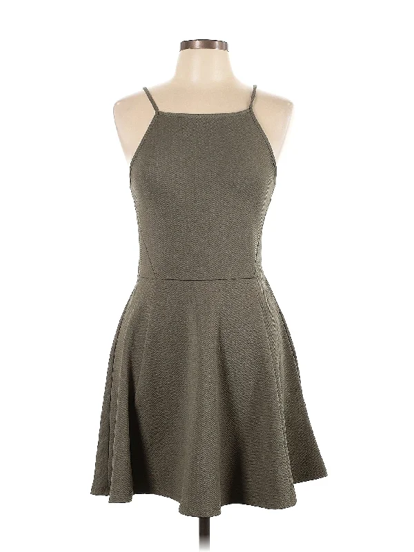 Casual Dress Tunics Solid Classic