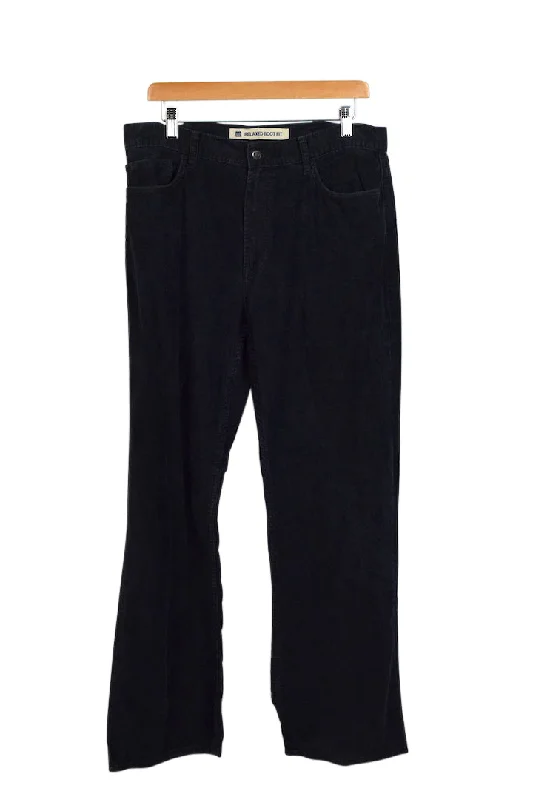 Black Corduroy Gap Brand Pants Formal Stretch Pants