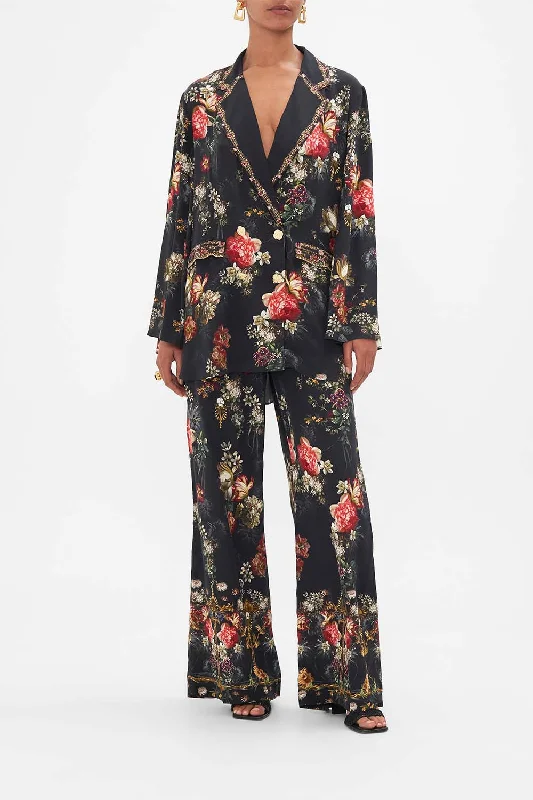 FLARED SLEEVE DOUBLE BREASTED JACKET A NIGHT AT THE OPERA Corduroy Jacket Velvet Jacket Brocade Jacket