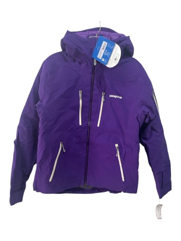 Patagonia Size S Purple Nylon Blend Zip Pockets Hood Jacket V-Neck Jacket Boat Neck Jacket Square Neck Jacket Patagonia Size S Purple Nylon Blend Zip Pockets Hood Jacket V-Neck Jacket Boat Neck Jacket Square Neck Jacket