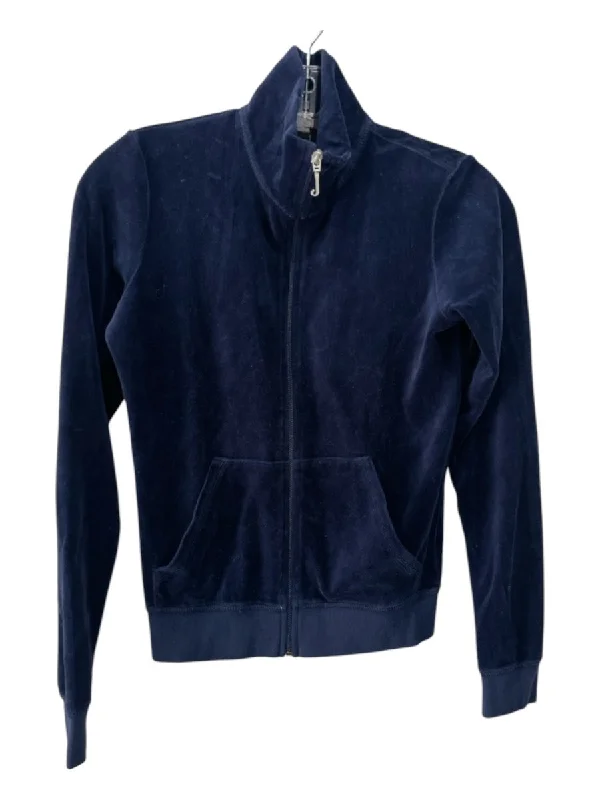 Juicy Couture Size S Navy & Pink Cotton Blend Zip Mock Neck Graphic Jacket Satin Jacket Silk Jacket Chiffon Jacket Juicy Couture Size S Navy & Pink Cotton Blend Zip Mock Neck Graphic Jacket Satin Jacket Silk Jacket Chiffon Jacket