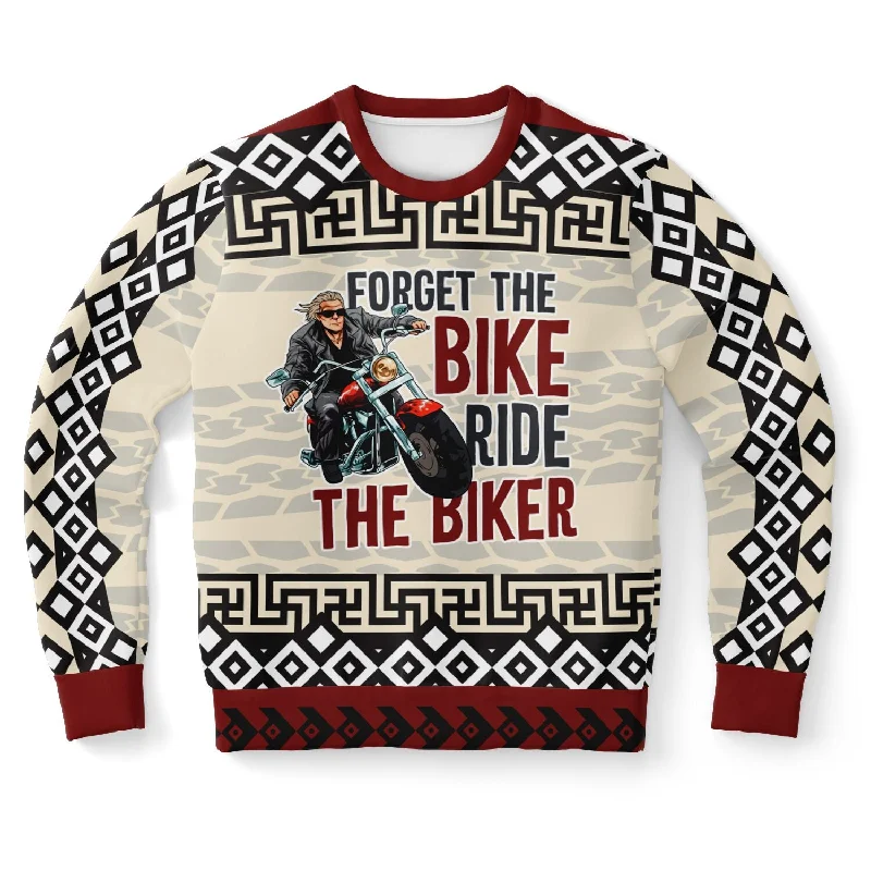 GYMPOLO Forget the Bike, Ride the Biker Sweatshirt Hoodie with Embroidery Detailed Premium GYMPOLO Forget the Bike, Ride the Biker Sweatshirt Hoodie with Embroidery Detailed Premium