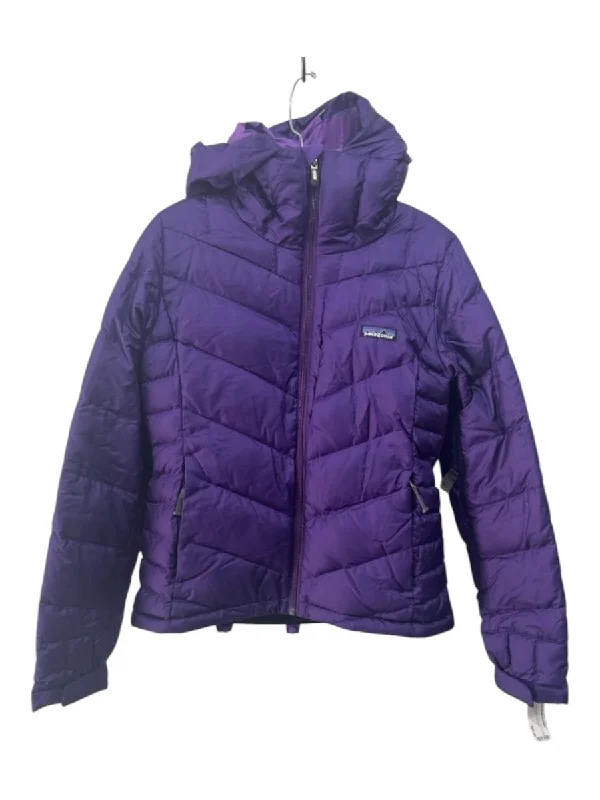 Patagonia Size S Purple Nylon Quilted Zip Hood Chevron Jacket Plaid Jacket Tartan Jacket Houndstooth Jacket Patagonia Size S Purple Nylon Quilted Zip Hood Chevron Jacket Plaid Jacket Tartan Jacket Houndstooth Jacket