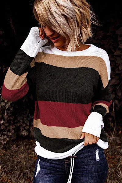 Drawstring Sweater - Bright Red Spandex Rayon Corduroy