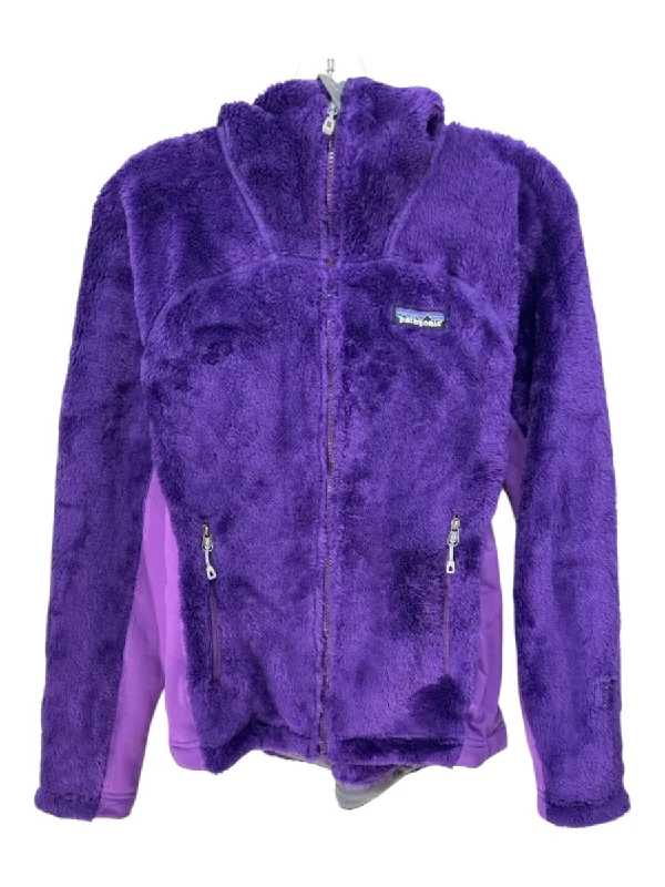 Patagonia Size S Purple Polyester Fleece Mock Neck Zip Zip Pocket Jacket Fitted Jacket Loose Jacket Oversized Jacket Patagonia Size S Purple Polyester Fleece Mock Neck Zip Zip Pocket Jacket Fitted Jacket Loose Jacket Oversized Jacket