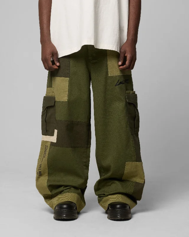 Loiter Collateral Cargo Pants Khaki Comfortable Denim Pants