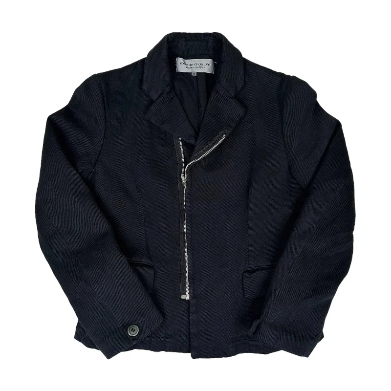 COMME DES GARCONS ROBE DE CHAMBER ZIP JACKET (WOMENS) Denim Jacket Leather Jacket Suede Jacket COMME DES GARCONS ROBE DE CHAMBER ZIP JACKET (WOMENS) Denim Jacket Leather Jacket Suede Jacket