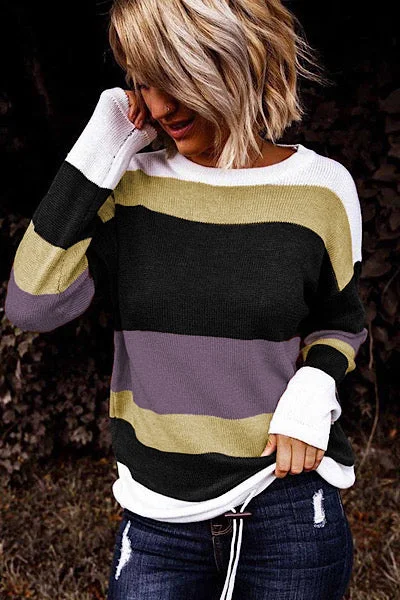 Drawstring Sweater - Purple Long Sweater Short Sweater Cropped Sweater