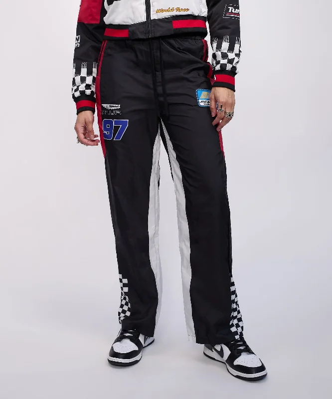 Women Wild Ones Racing Pants Formal Slim Pants