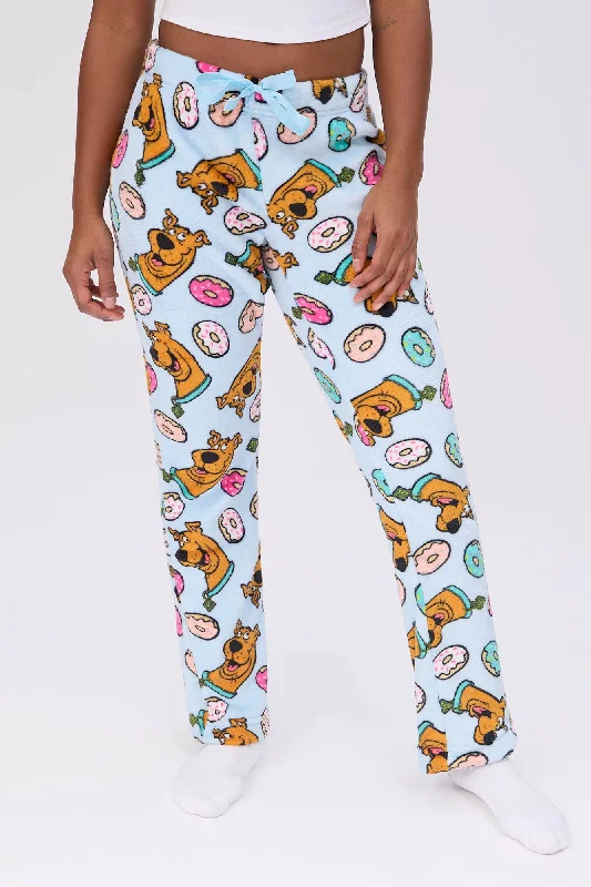 Scooby-Doo Printed Plush Pajama Pants Fashionable Work Pants