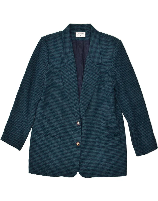 ALFRED DUNNER Womens 2 Button Blazer Jacket US 12 Large Navy Blue Insulated Jacket Fitted Jacket Loose Jacket ALFRED DUNNER Womens 2 Button Blazer Jacket US 12 Large Navy Blue Insulated Jacket Fitted Jacket Loose Jacket