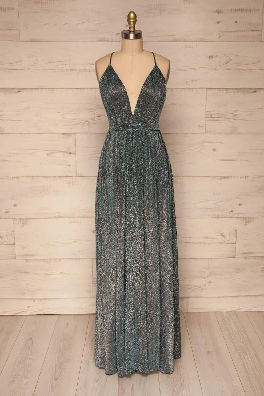 Calvario | Blue Sparkly Dress